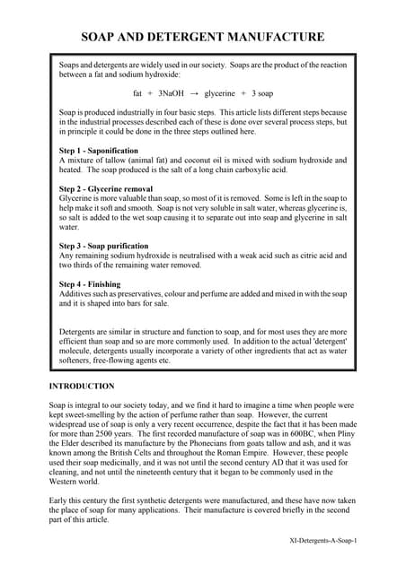 Determination of free alkalinity in soap sample | PDF | Chemistry | Science