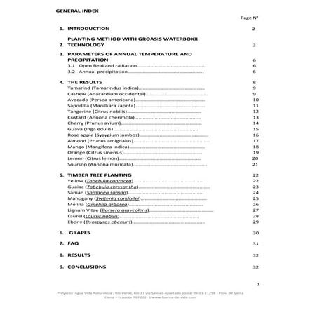Groasis Waterboxx Handbook for Planting Methods & Sample of Crop Test Results...