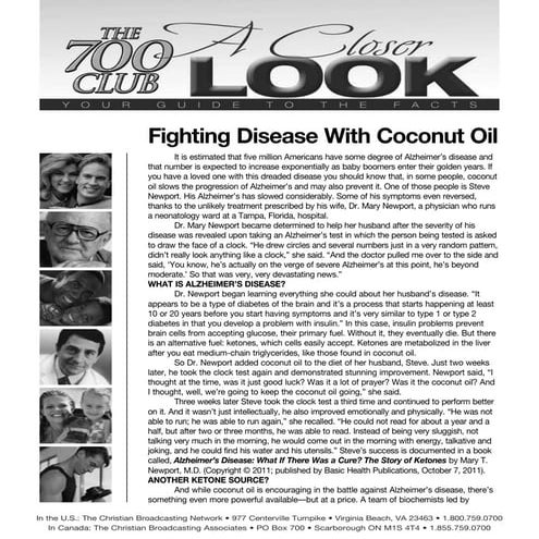 Coconut Oil helps Heal Children's ADHD - ADD Disease, Autism & Alzheimer Disease