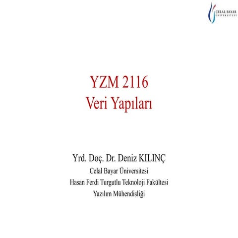 Yzm 2116 - Bölüm 4 (Stack, Yığın, Yığıt)