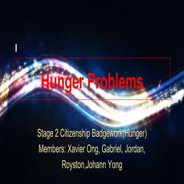 Hunger stage 2 citizenship