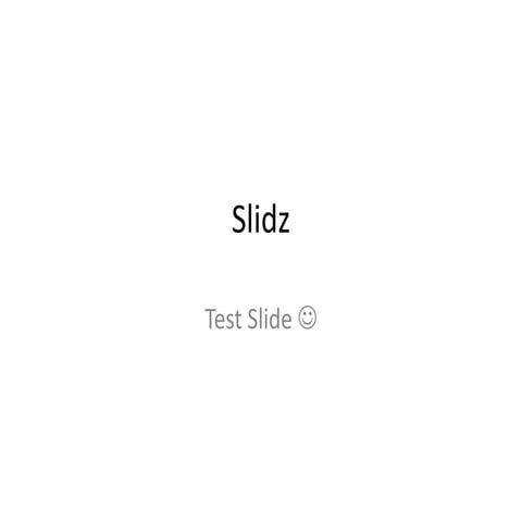 Test slides | PPTX