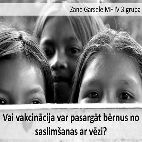 Vai vakcinācija var pasargāt bērnus no vēža