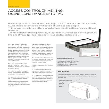 RFID tags in tunnels