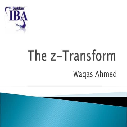 Z transform