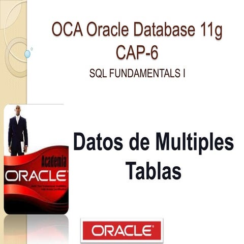 Cap 7. oracle SQL fundamentals