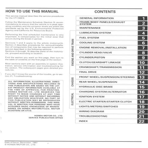 2007 HONDA SHADOW 1100 SERVICE MANUAL PDF visual data 5