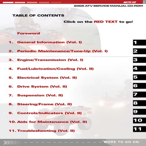 2005 ARCTIC CAT 500 4X4 SERVICE MANUAL PDF FREE DOWNLOAD visual data 8