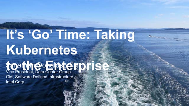 Tectonic Summit 2016: It's Go Time 