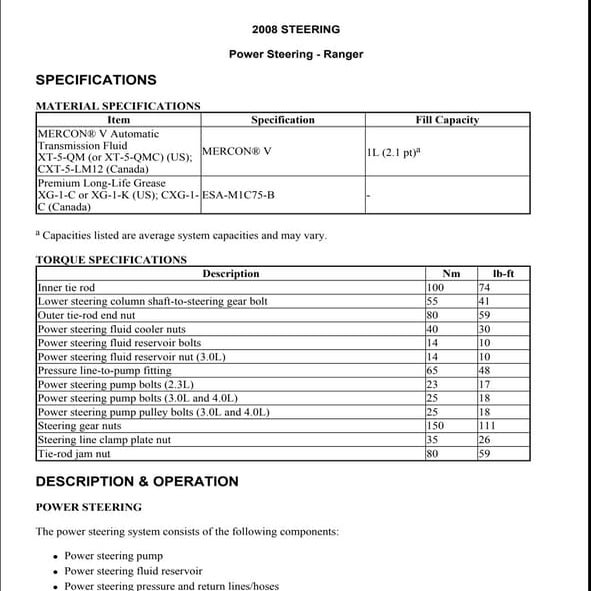 2002 FORD RANGER Service Repair Manual | PDF