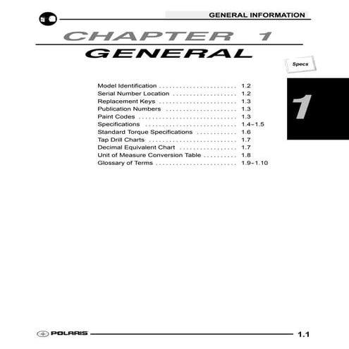 2009 Polaris Scrambler 500 2X4 International Service Repair Manual
