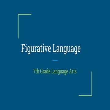 Figurative language