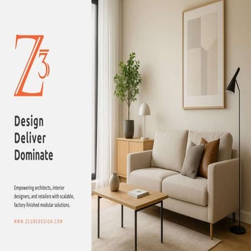 Premium Modular Furniture & Interior Solutions | Z Cube Furniture | PDF