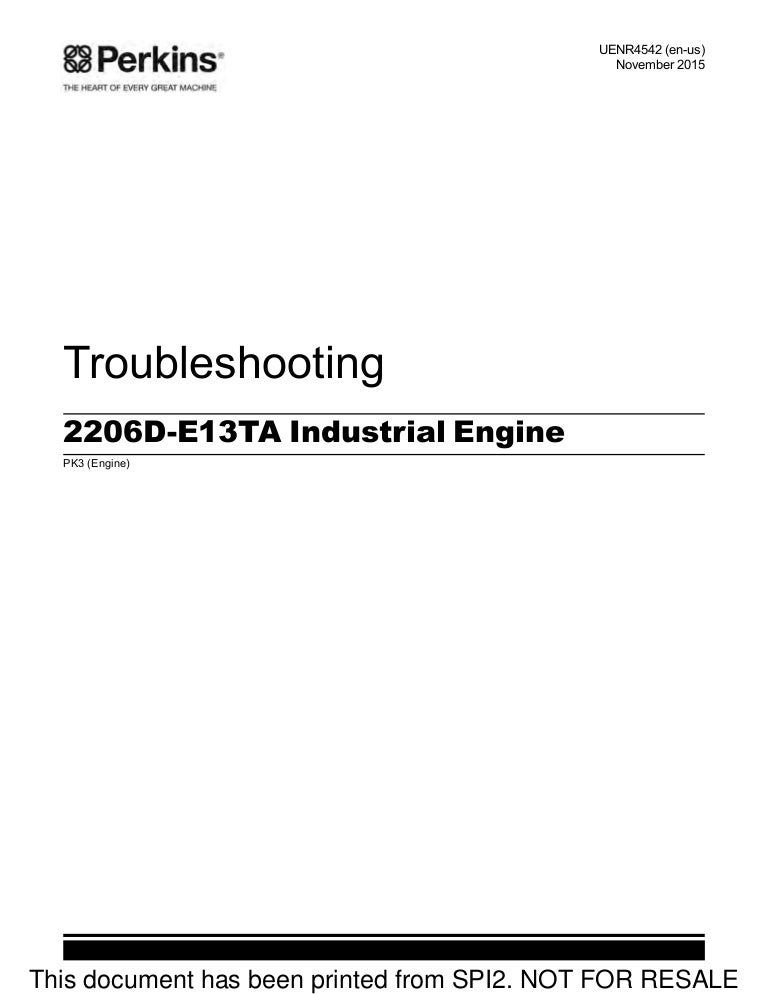 Perkins 20 Series 26d E13ta Industrial Engine Service Repair Manu