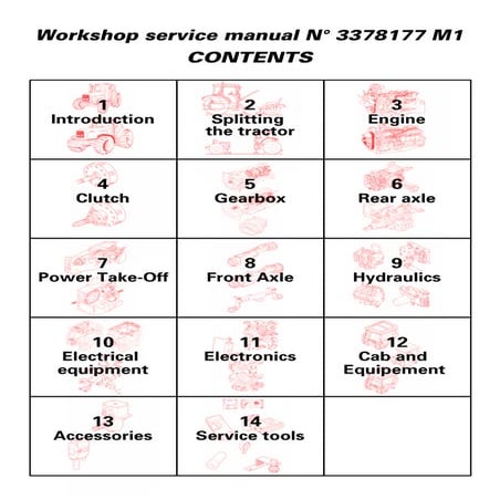 Massey Ferguson MF 8250 Xtra Tractor Service Repair Manual