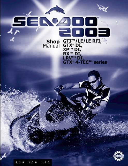 Sea-Doo 2005 4-Tec Service Shop Repair Manual – OEM 219100211 (Free Shipping)