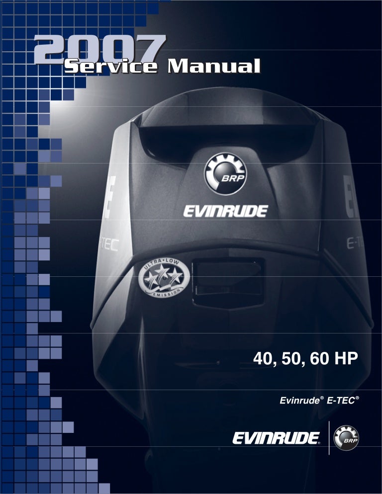2007 Johnson Evinrude Outboard 50hp Service Repair Manual