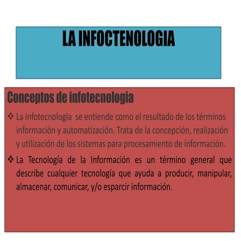 Yeni la infoctenologia