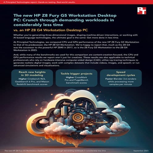 The new HP Z8 Fury G5 Workstation Desktop PC: Crunch through demanding worklo...