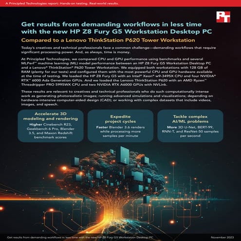 Get results from demanding workflows in less time with the new HP Z8 Fury G5 ...