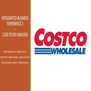 Costco Mission, Business Model and Strategy