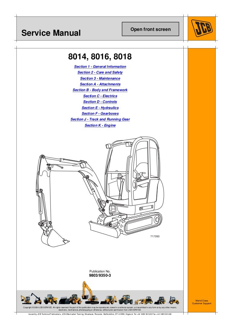 Jcb 801 5 Manual