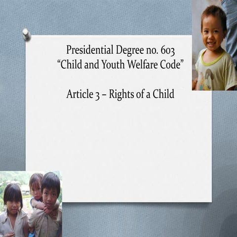Rights of a Child (Philippines) | PPTX