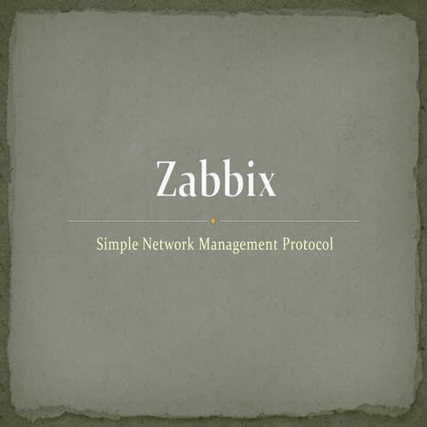 Zabbix Agent - Protocolo SNMP