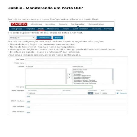 Zabbix - Tutorial Monitorando um Porta UDP.docx