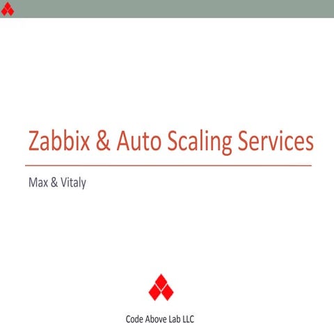 Docker, Zabbix and auto-scaling