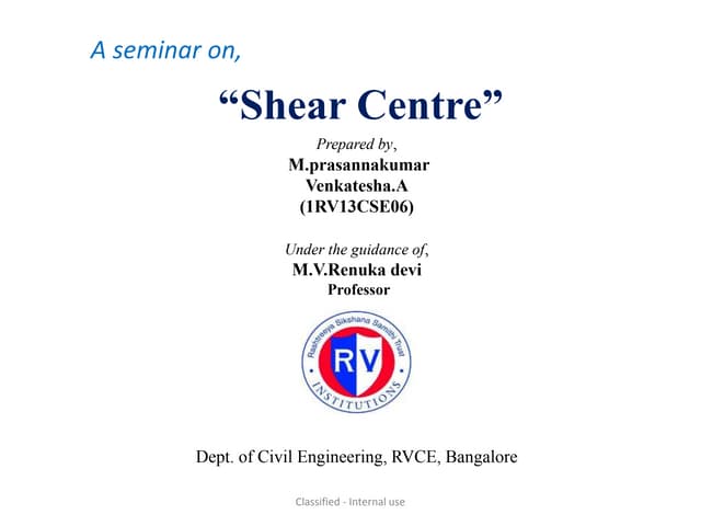 shear centre