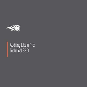 SEO Auditing Like a Pro by Zachary Russell