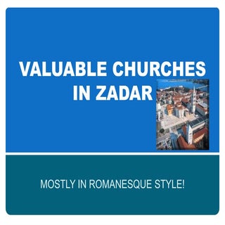 Zadar  valuable churches