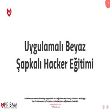 Beyaz Şapkalı Hacker CEH Eğitimi - Zafiyet Keşfi