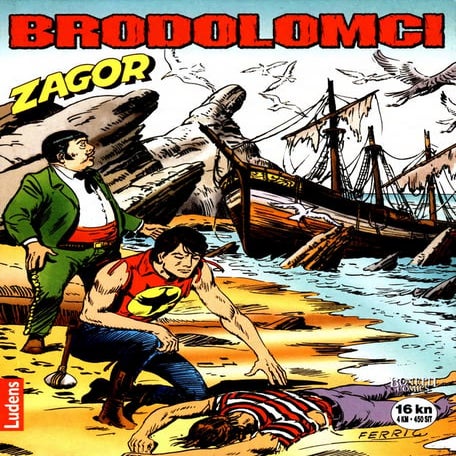 Zagor lud 125 brodolomnici (big guy&montecristo & emeri)(6 mb) | PDF