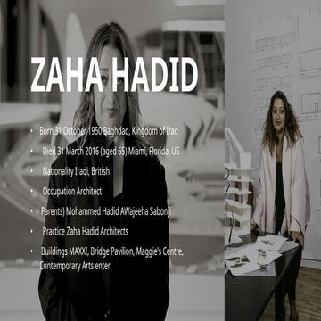 Zaha Hadid............................pptx