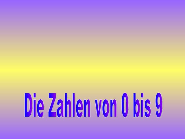 Zahlen