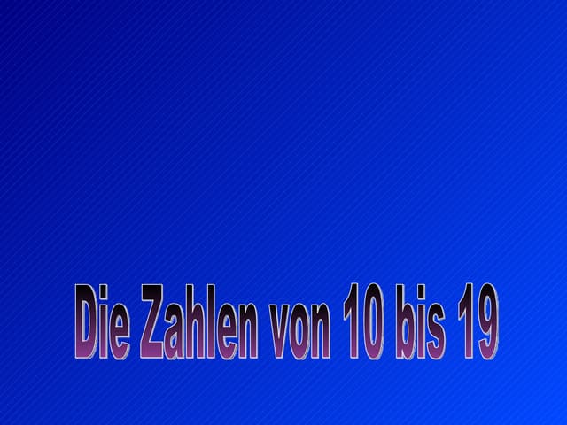 Zahlen