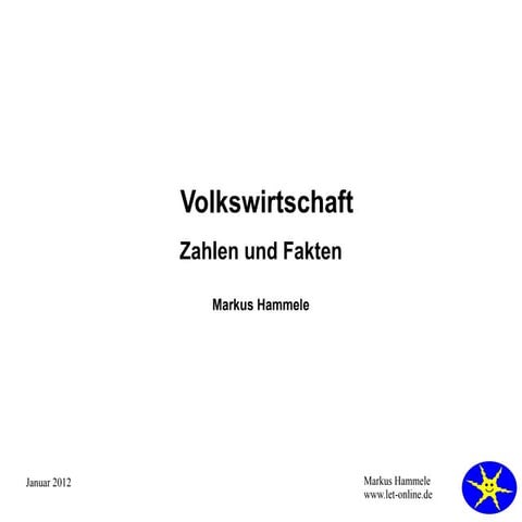 Nachdenkliches zu VWL