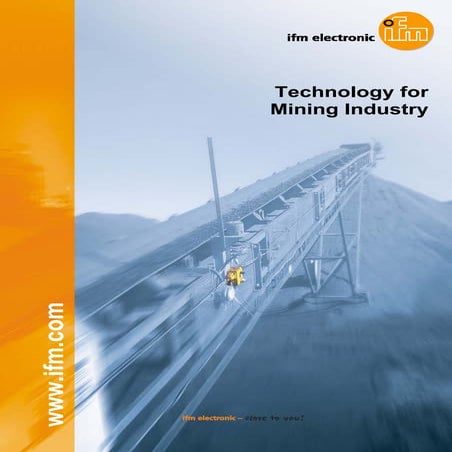 Ifm Technology for Mining Industries English 2013