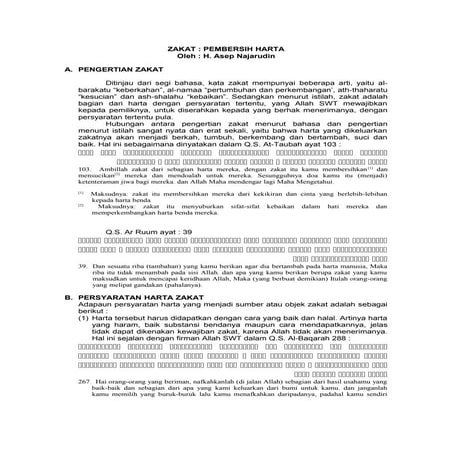 Zakat pembersih harta