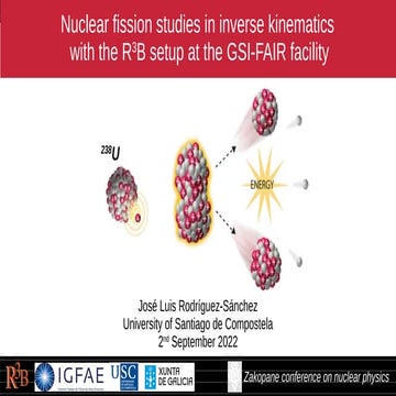 Nuclear fission studies in inverse kinematics with the R3B setup at the ...