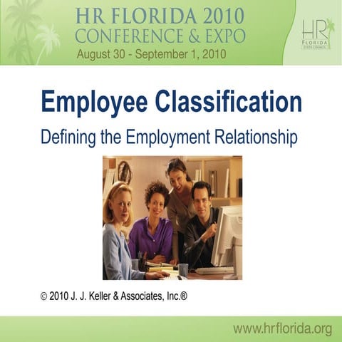 Zalewski - Employee Classification:  Defining the Employment Relationship