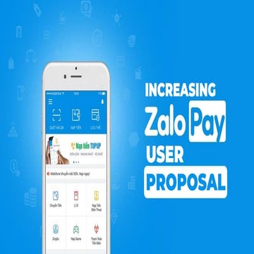 [E-payment market] Analysis & suggestion to increase ZaloPay users