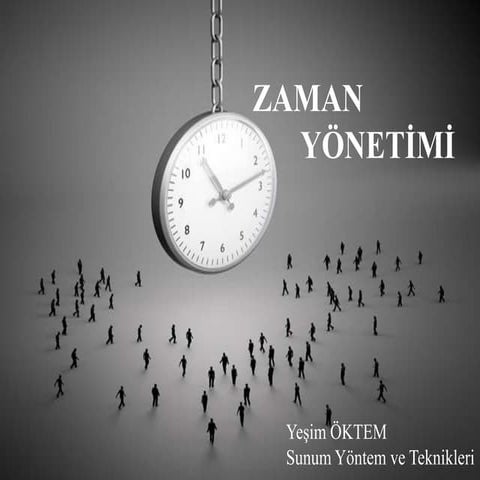 Zaman Yönetimi | PPTX