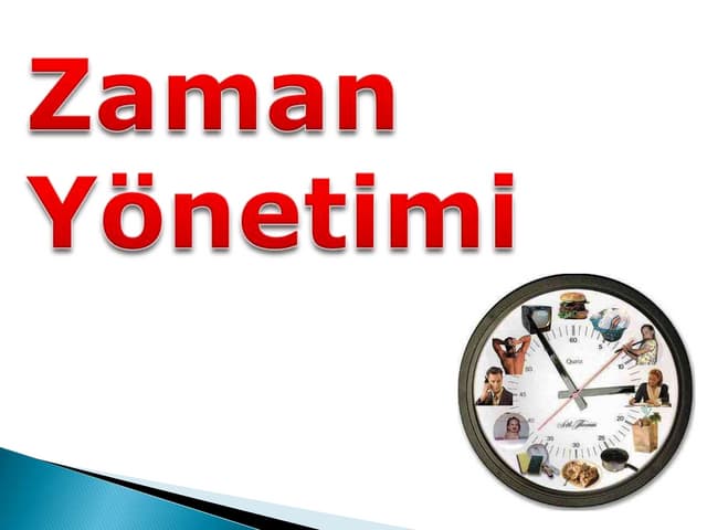 Zaman yönetimi sunumu