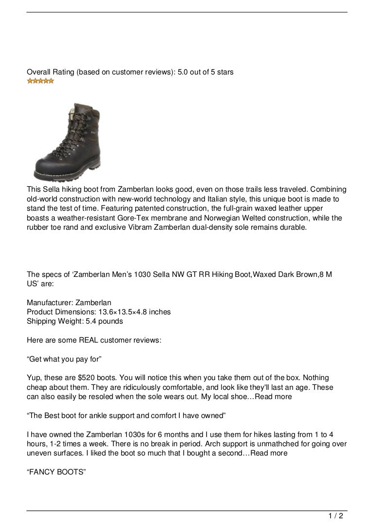 zamberlan 1030 sella