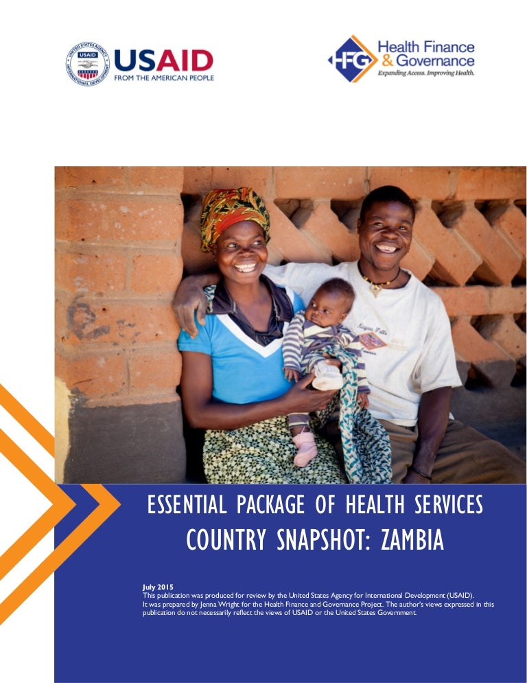 Essential Package of Health Services Country Snapshot: Zambia