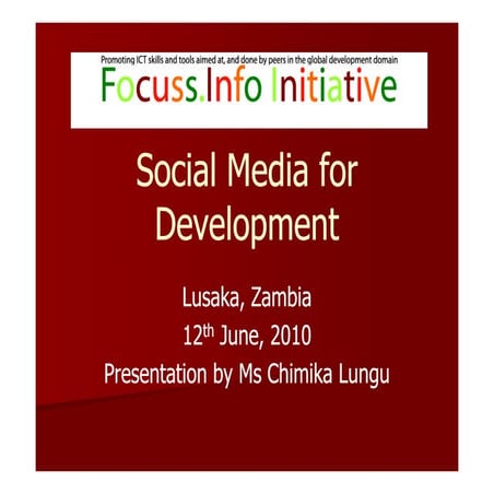 Zambia Focuss.Info Workshop Presentation-June 2010