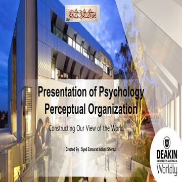 Perceptual Organization Presentation